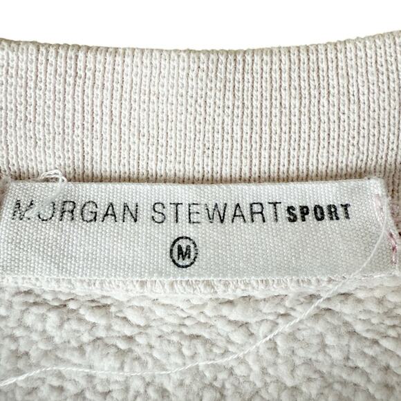 Morgan‎ Stewart Sport Crew Neck Sweatshirt Pink Sz M - Picture 3 of 7